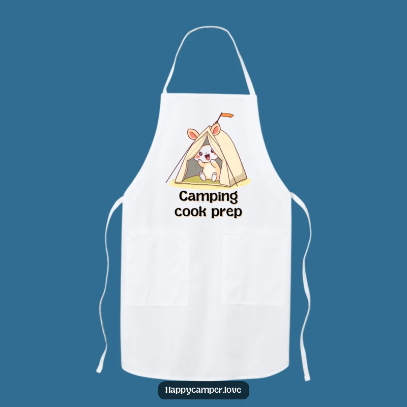Funny Wobbly Tent Pitching Animal Apron - Hilarious Kitchen & Grill Master Gear