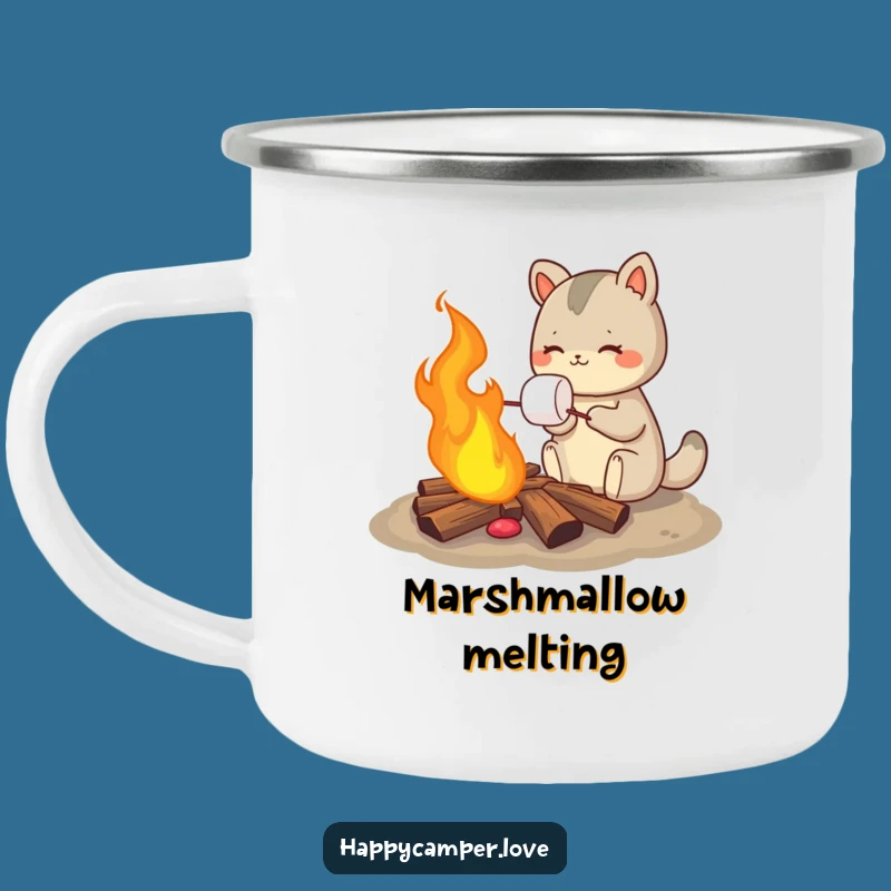 Funny Marshmallow Roasting Animal Camping Mug - Your Ultimate Campfire Companion
