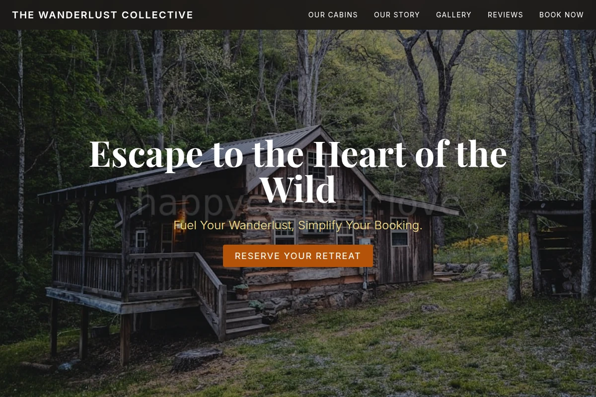 Map Nature Cabin
